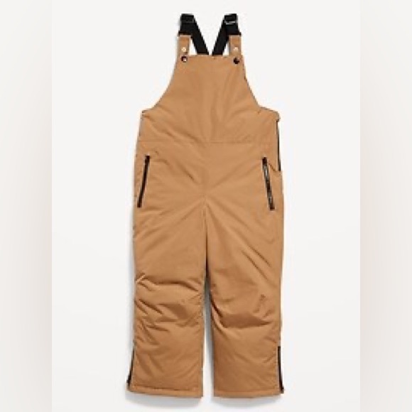 Gender-Neutral Water-Resistant Snow-Bib Overalls for Kids - Picture 2 of 15